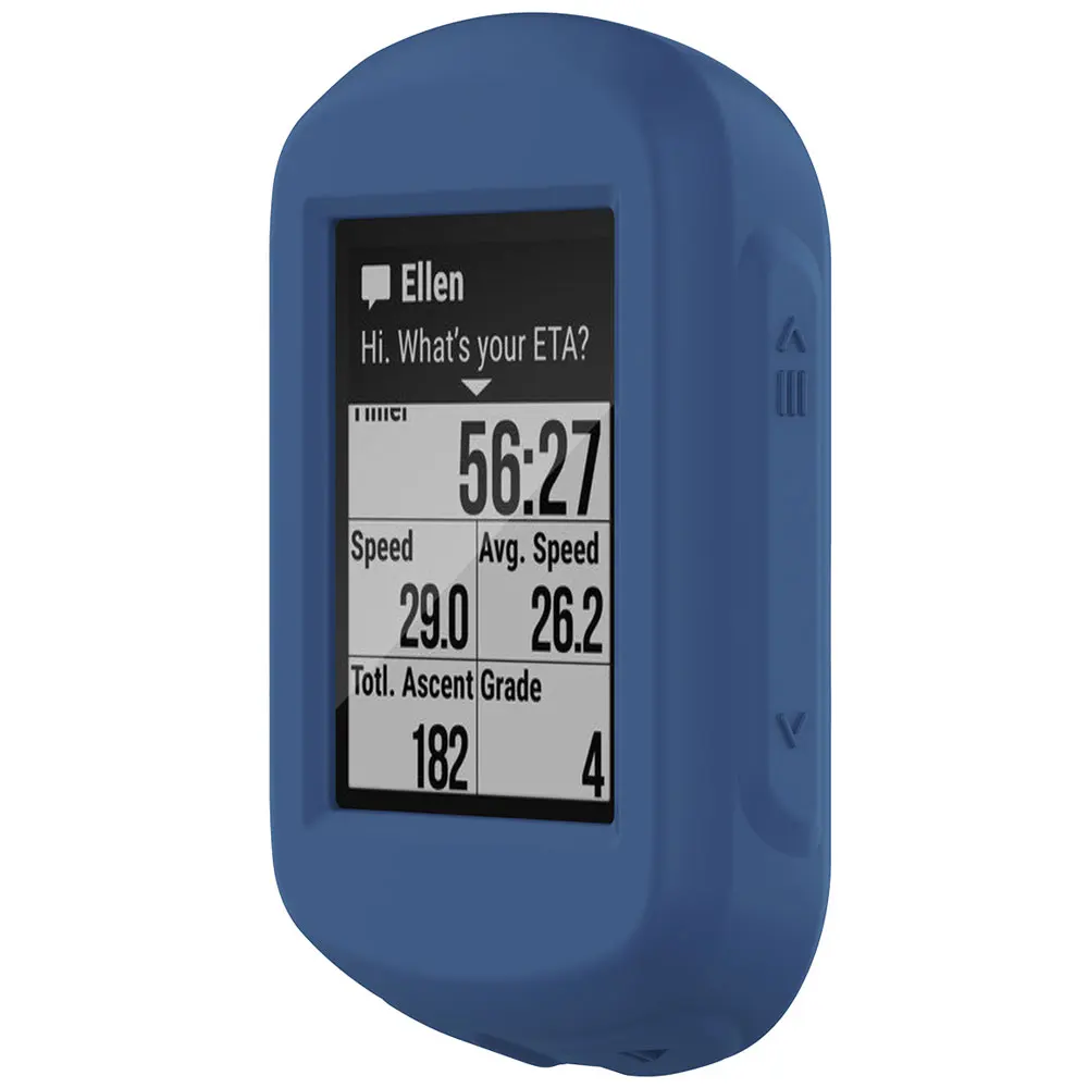 غطاء واقي شاشة سيليكون من البولي يمن ، غشاء زجاجي مقسى ، ساعة مضادة للسقوط ، غطاء حافظة ناعم ، Garmin Edeg ، من من (2 + 1)