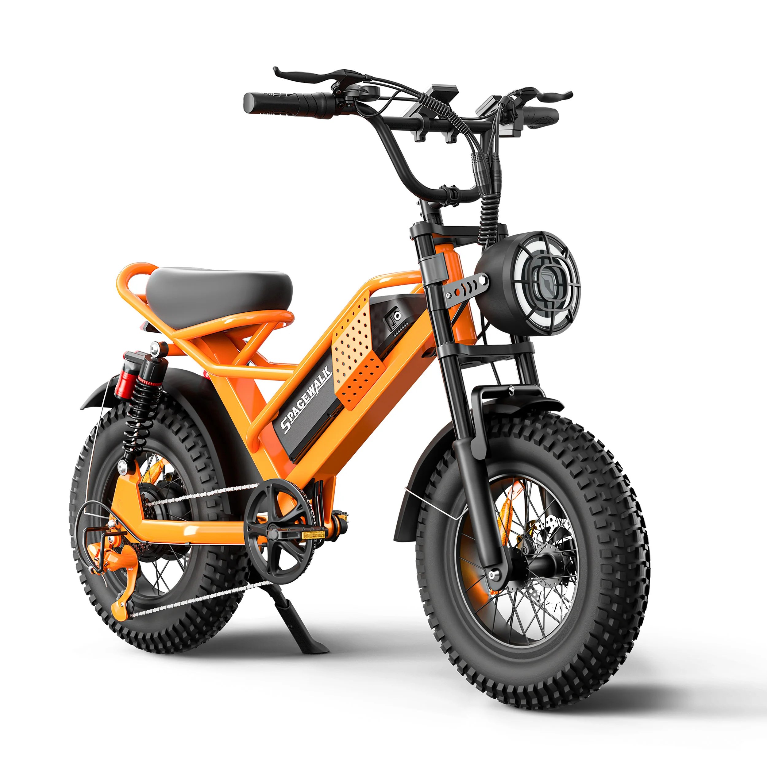 Spacewalk 1500W Fat Tire Electric Bike for Adults, 16' X 4.0' All Terrain Ebike with 720Wh Removable Battery, 70 Miles Range, Dual Suspension, UL2849 Certified Electric Bicycle image 2
