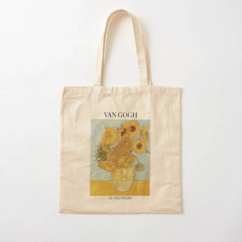Van Gogh Sunflowers Art Gift Tote Bag Canvas bag Big bag shopping logo