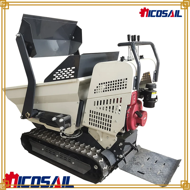 

Customized farm building rotating small and micro dump truck track type dump truck multifunctional hydraulic machinery equipment