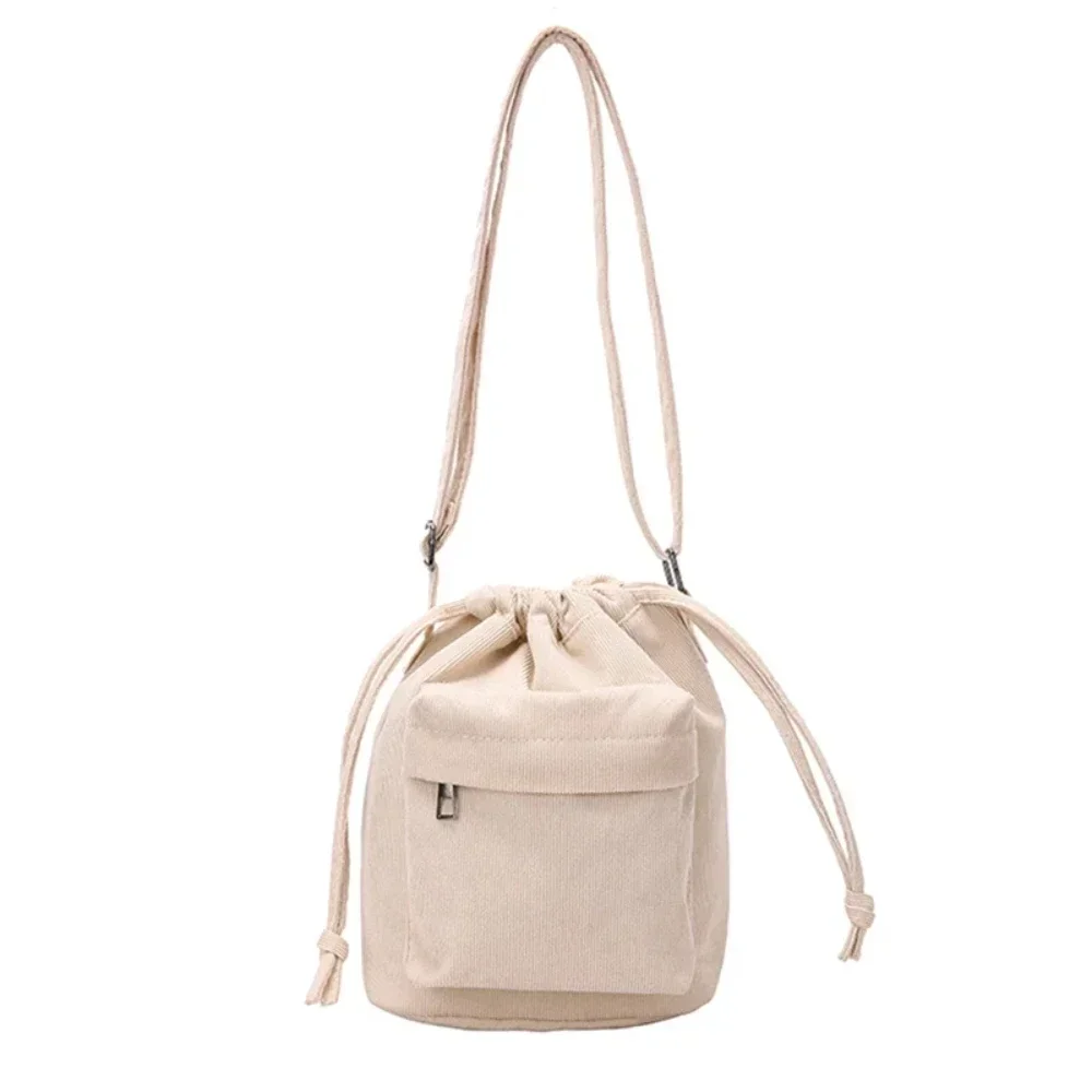 Koreanische Schultertasche mit Kordelzug, Reisetasche, lässige, leichte Jugend-Umhängetasche, neue Messenger-Tasche, weiche, lässige Geldbörse – Detail 10