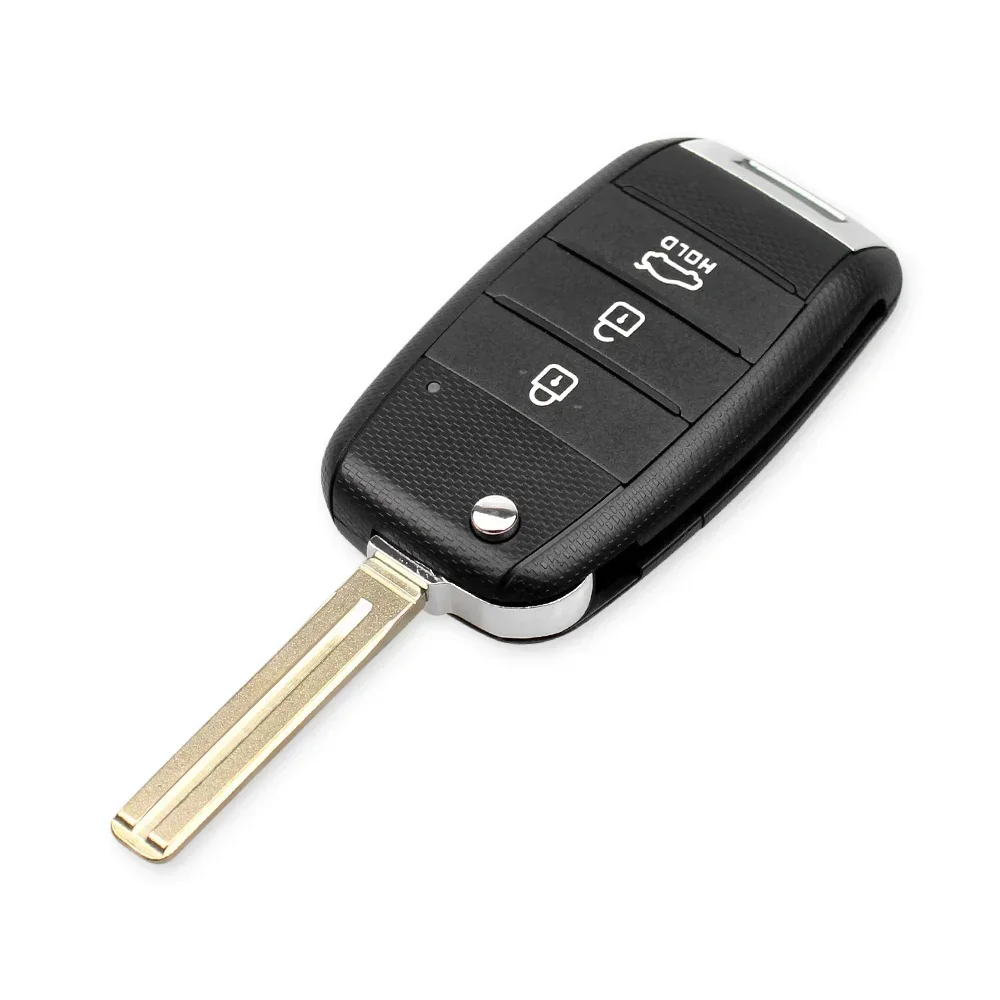 KEYYOU With Cutting Service Remote Flip Key For Kia Carens Cerato K2 K3 K5 Rio 3 Soul Sorento Optima Sportage For Hyundai Avante