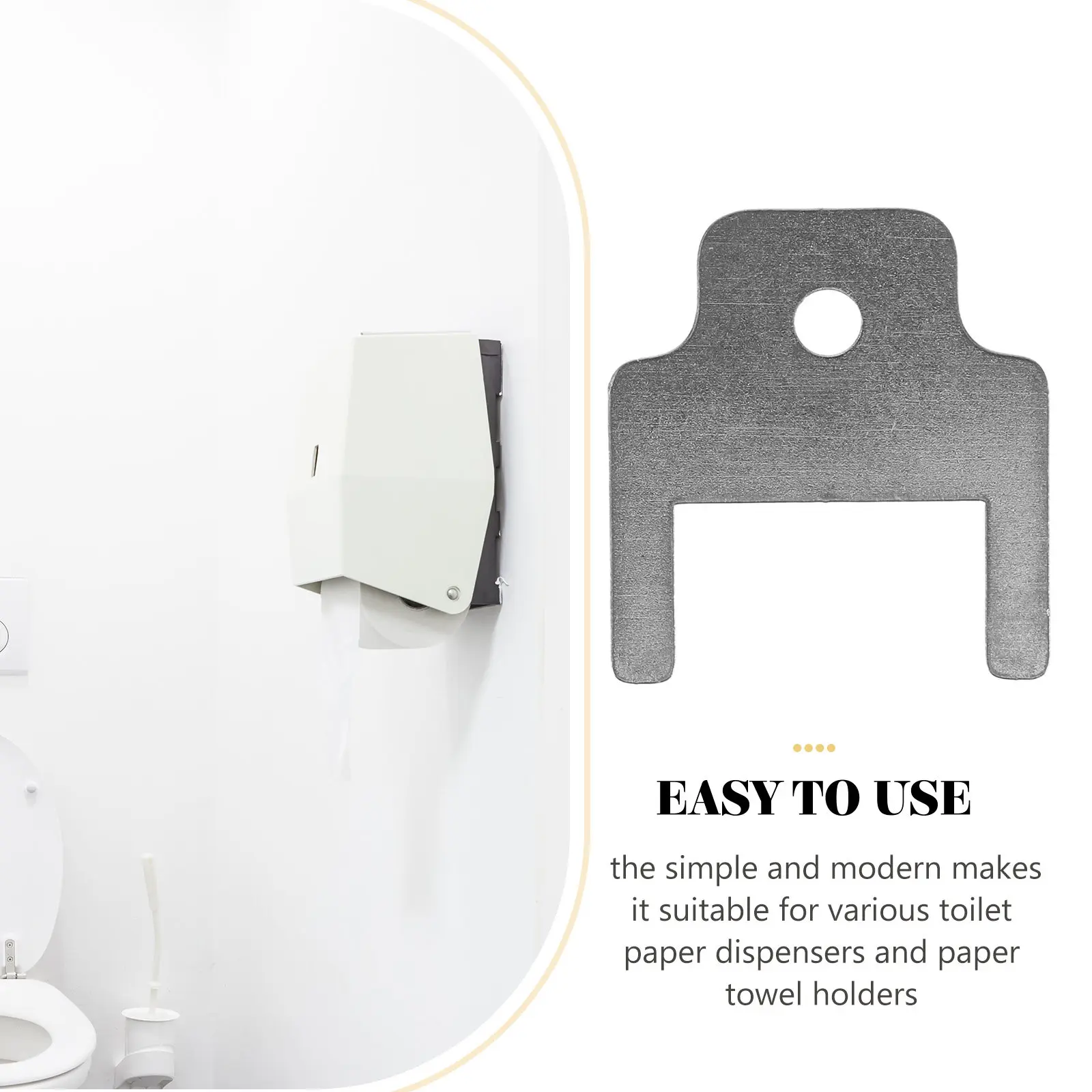 Metal Universal Paper Towel Dispenser Key for Toilet Paper Boxes Commercial Office Restroom Replacement Dispenser Tool