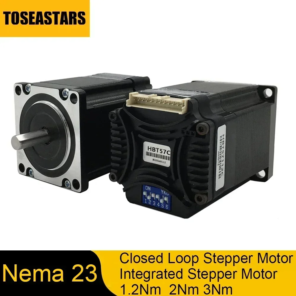 Closed Loop Integrated Stepper Motor With Driver  Nema23 57mm Flange Easy Servo Motor DC 2phase Step Motor Driver kits