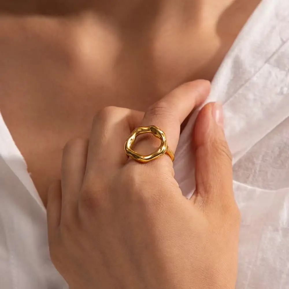 New Smooth Double Heart Shiny Zircon Love Ring Adjustable Finger Ring, Suitable For Women's Daily Wear Jewelry Gifts image 6