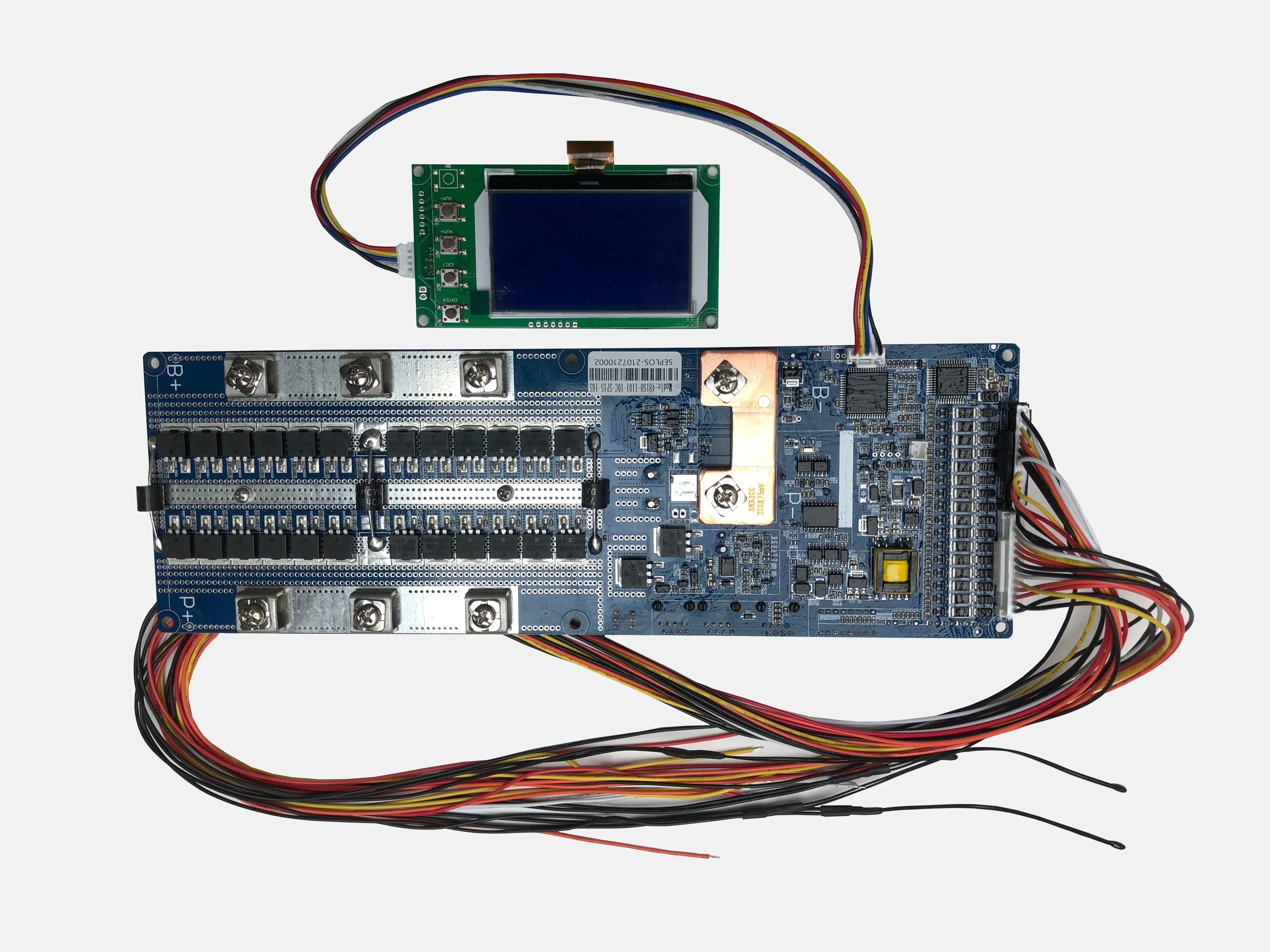 SEPLOS Battery Management System 8S-16S 100A 150A 200A  48V LiFePO4 is suitable for lithium iron phosphate battery cases