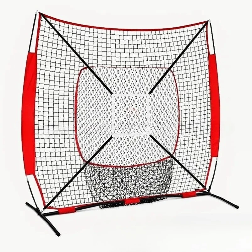 7x7FT Portable Baseball Softball Practice Net Indoor Outdoor Kids Baseball Batting Training Net