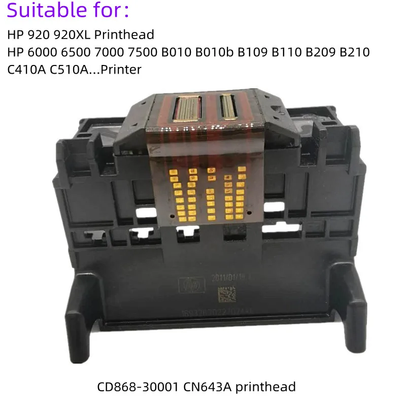 Printhead HP920 920XL Print Head For HP Officejet 6000 7000 6500 6500A 7500 7500A PhotoSmart B010 B010A B010b B109 B109a B109c