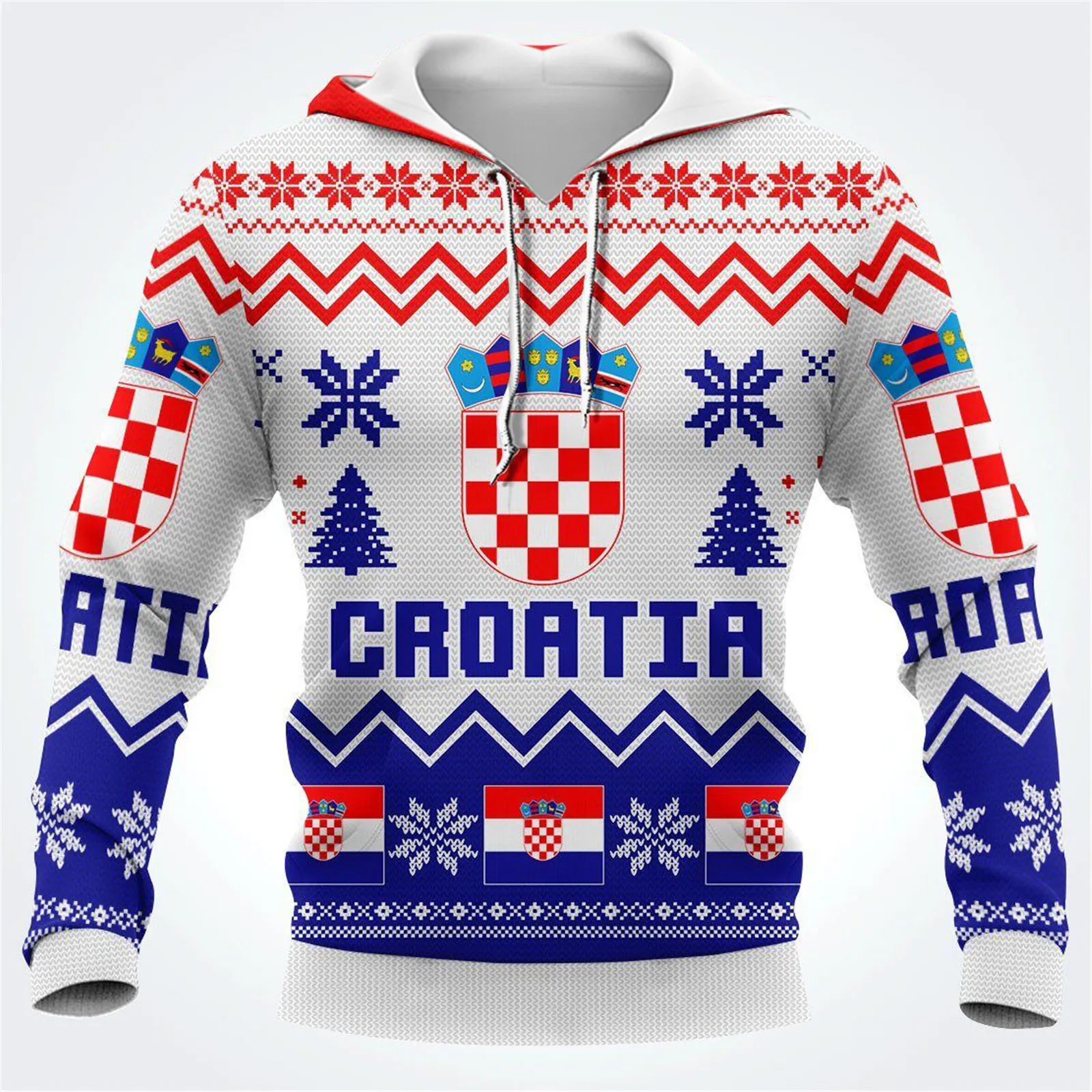 

HX Croatia Flag Hoodies Romania greece albania National Flag Emblem 3D Printed Hoodie Tops Ugly Christmas Sweatshirts Xmas Gifts