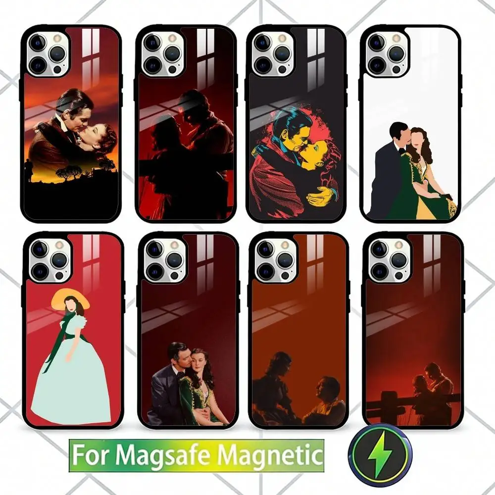 

G-G-Gone with the W-Wind Phone Case For iPhone17,16,15,14,13 Plus,Pro Max Magnetic For Magsafe Wireless Charging