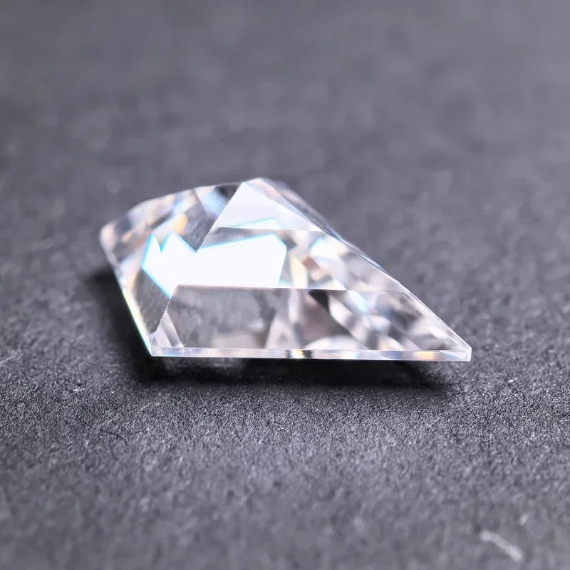 Moissanite Kite Cut D Color Special Shape VVS1 Charms with GRA Certificate Beads for DIY Jewelry Making Earrings Main Materials