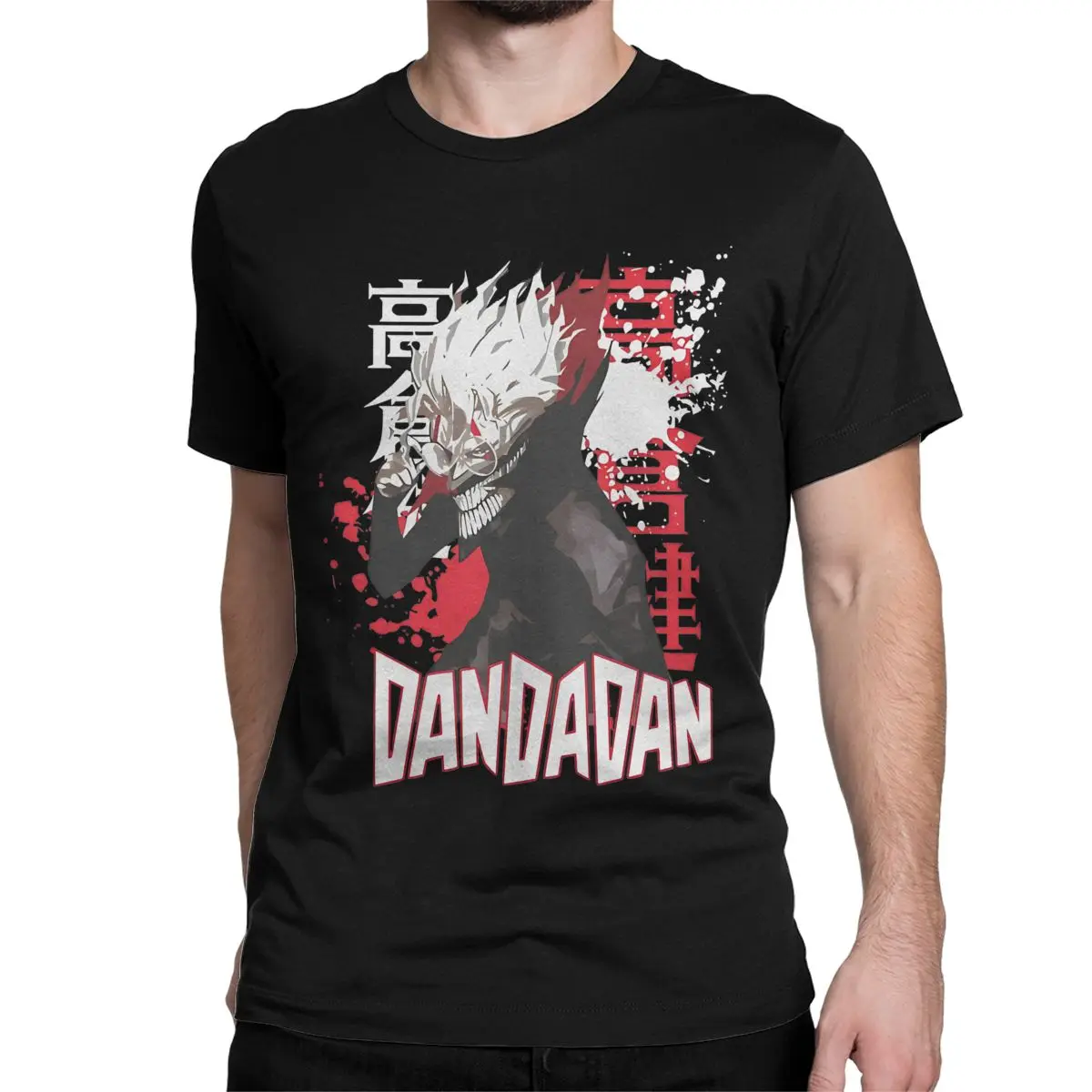 Men Women Dandadan Okarun T Shirt Japanese Anime Pure Cotton Clothing Novelty Short Sleeve O Neck Tees Plus Size T-Shirt