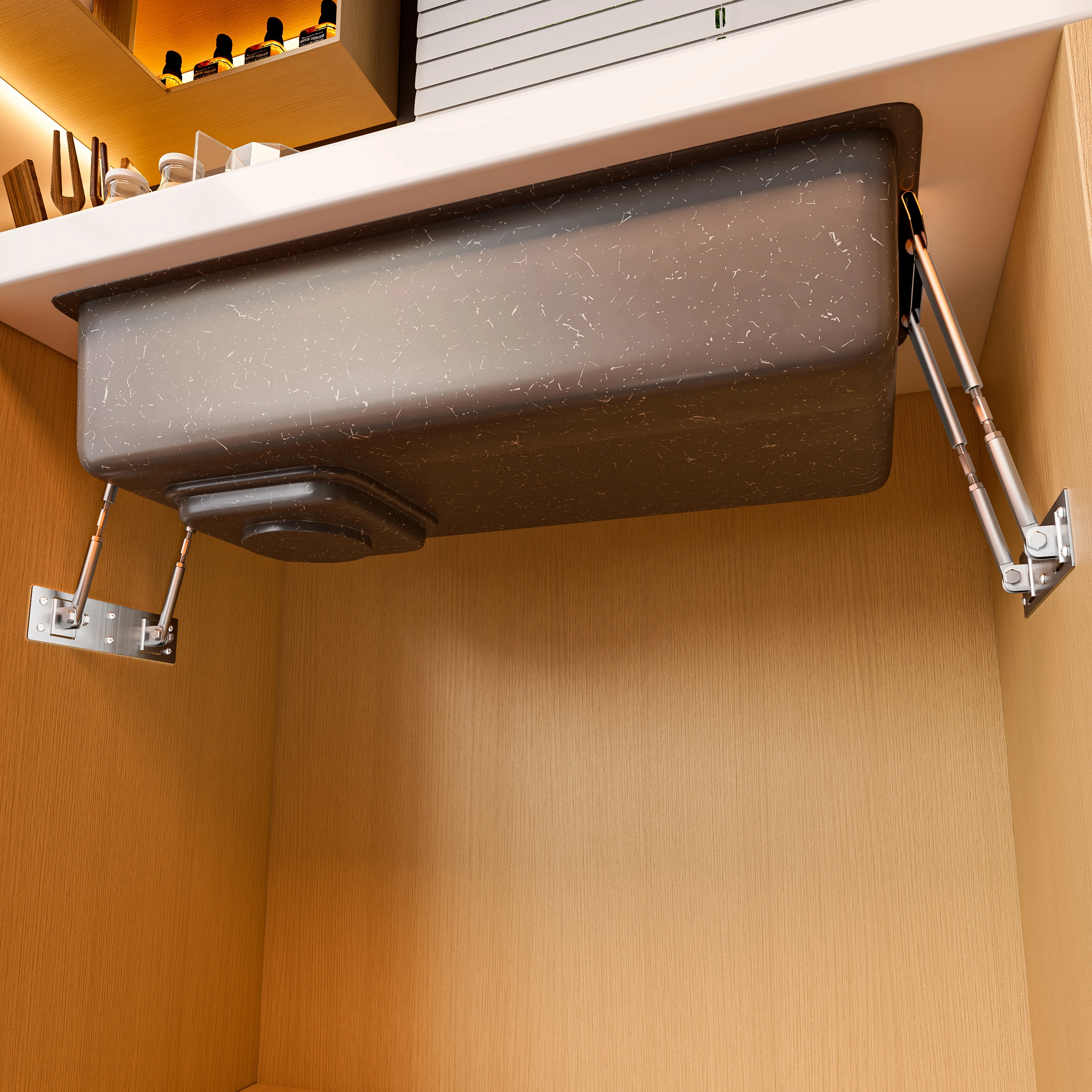 TYESTAND Undermount Sink Supports Stainless Steel and Aluminum Sink Brackets Adjustable Repair and Installation Kit