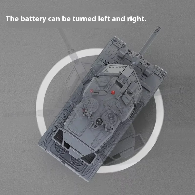 New Rc Tank Military Tank 777-584 Mini Remote Control Tracked Tank Tiger Tank Combat Model Simulation Popular Toy Kid Puzzle Toy