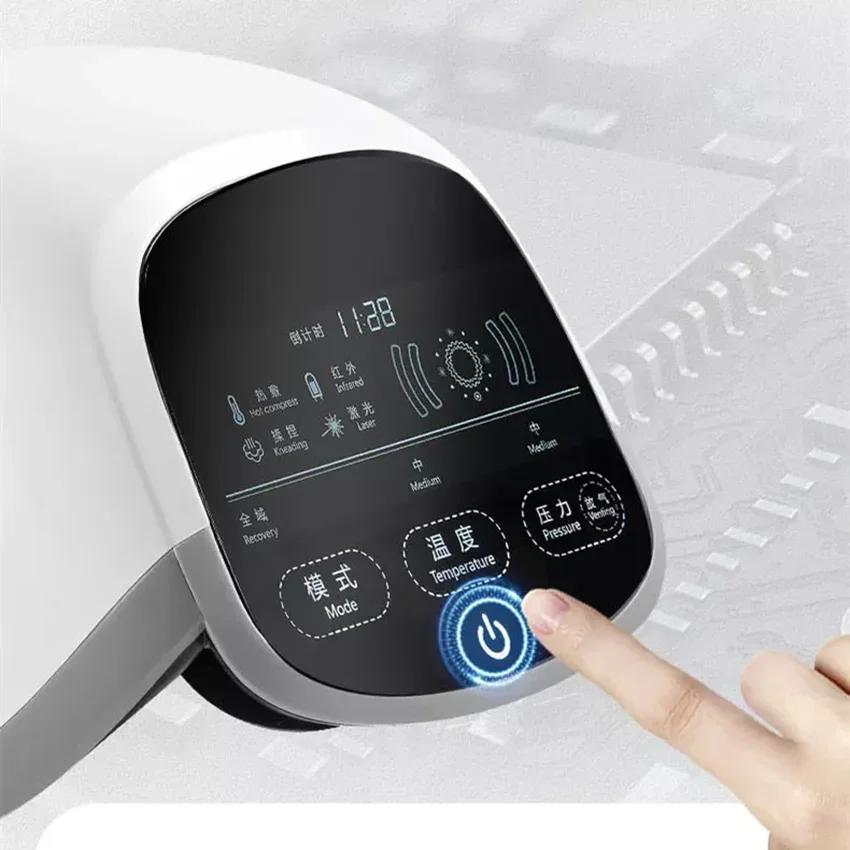 鎮痛脚マッサージ膝サポート関節痛マッサージレーザー加熱空気膝理学療法器具リハビリテーション