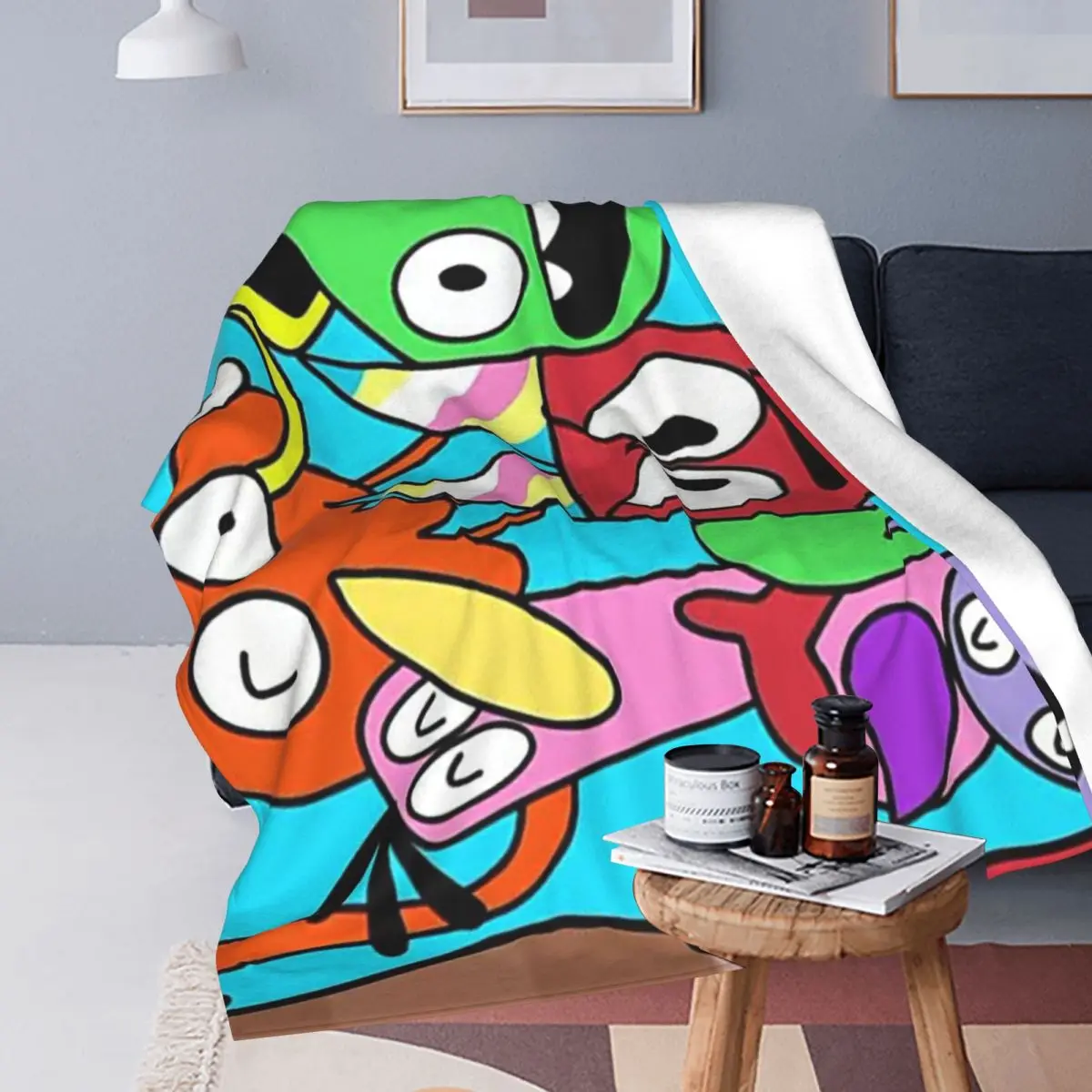 Cartoon Garten Of Banban Blankets Fleece Sofa Throw Blanket Super Soft Throw Blankets for Couch Bedding Travel Throws Bedspread