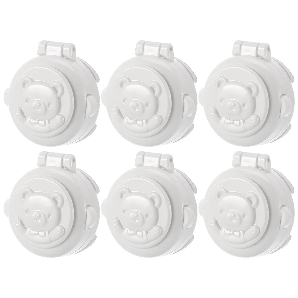 6Pcs Child Proof Stove Guard Button Safety Lock for Gas Stove Knob Covers Start Secure Usage Simple Design