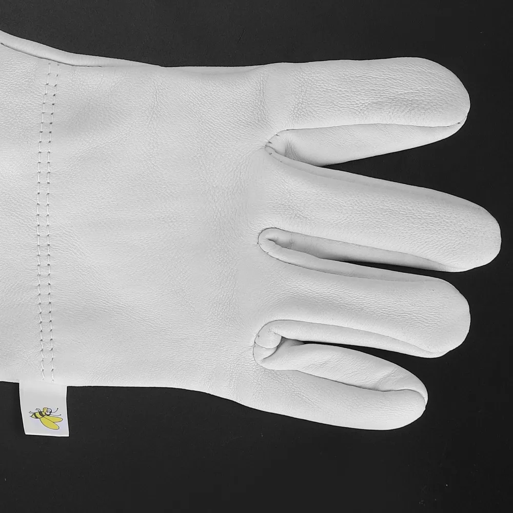 1 pair Long Protective Sleeves Beekeeping Gloves Elastic Cuffs Ergonomic Design Bee Gloves Ultra-Long Sleeves