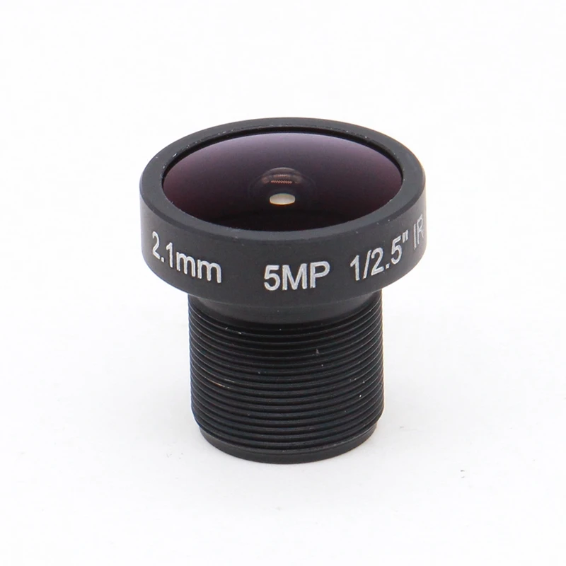 2.1Mm 5MP Camera Fisheye Lens M12 170 Degree Wide Angle Panoramic Lens For HD CCTV IP Camera