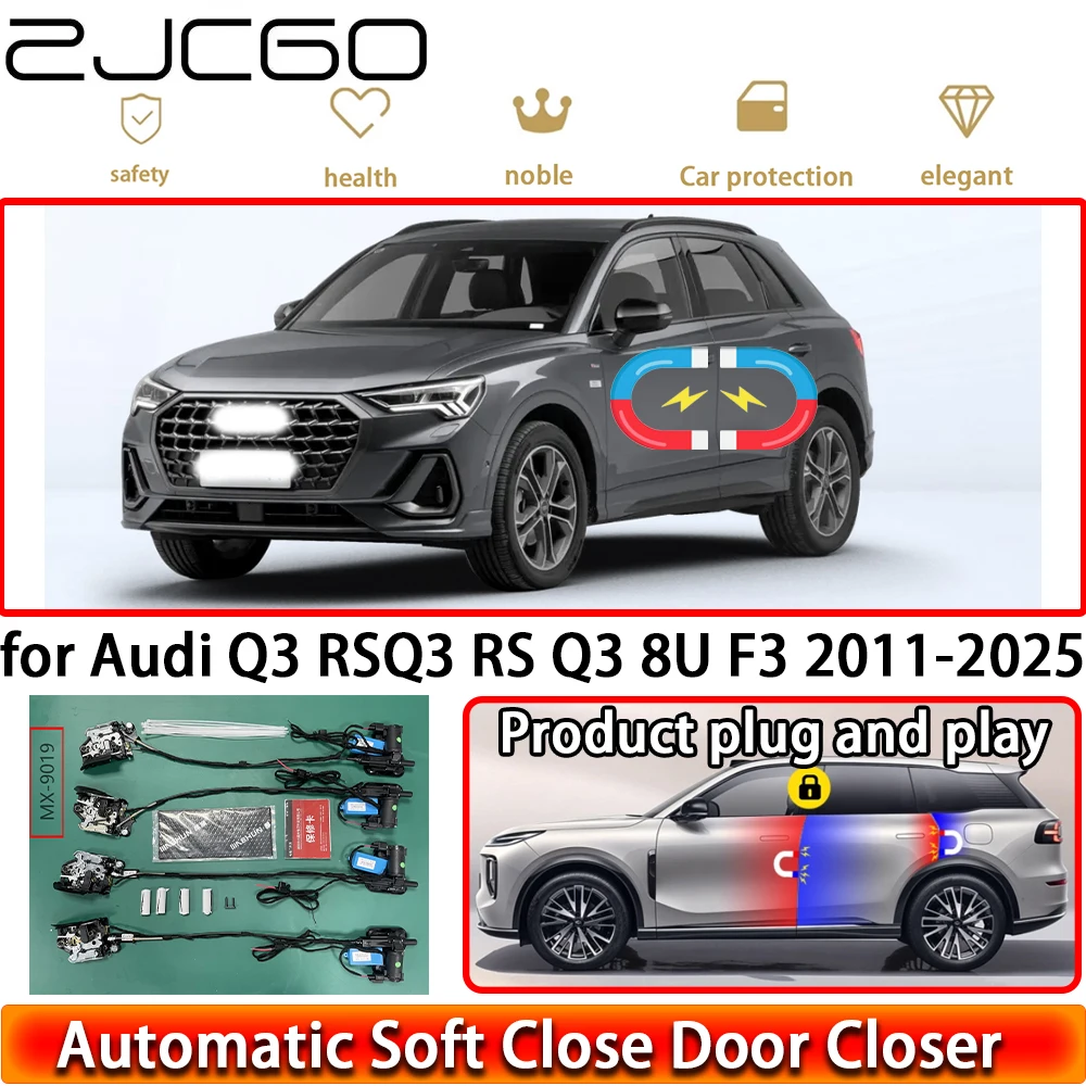 

for Audi Q3 RSQ3 RS Q3 8U F3 2011-2025 OEM Soft Close Door Kit Power Closing Latch System Auto Pull Door Easy Close Plug & Play