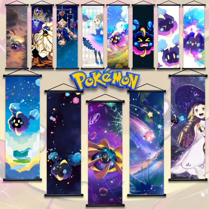 مخطوطات معلقة فريدة من نوعها من Pokémon Cosmog - هدايا رائعة لعشاق البوكيمون مع جماليات البوكيمون