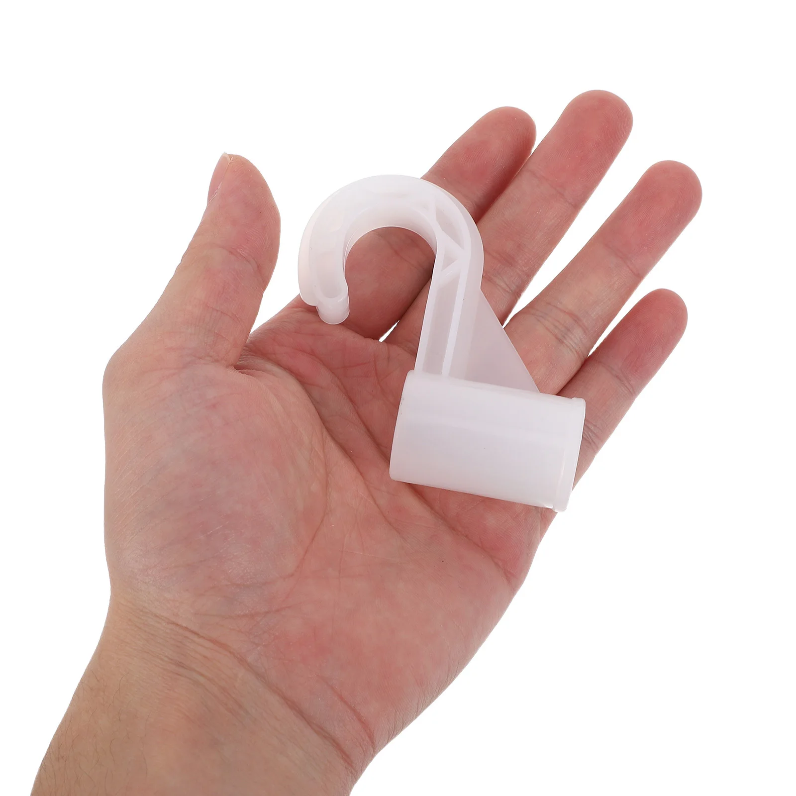 

10Pcs Closet Rod Hooks Wardrobe Heavy Duty Thickened No Drill Closet Hanging Hook for Clothes Bedroom Laundry Bathroom Storage