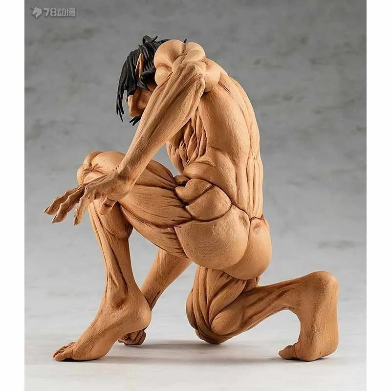 GSC Original POP UP PARADE อะนิเมะรูปโจมตี Titan Ver. EREN YEAGER Action Figure ของเล่นสําหรับชาย/หญิง/เด็ก/คริสต์มาสของขวัญ