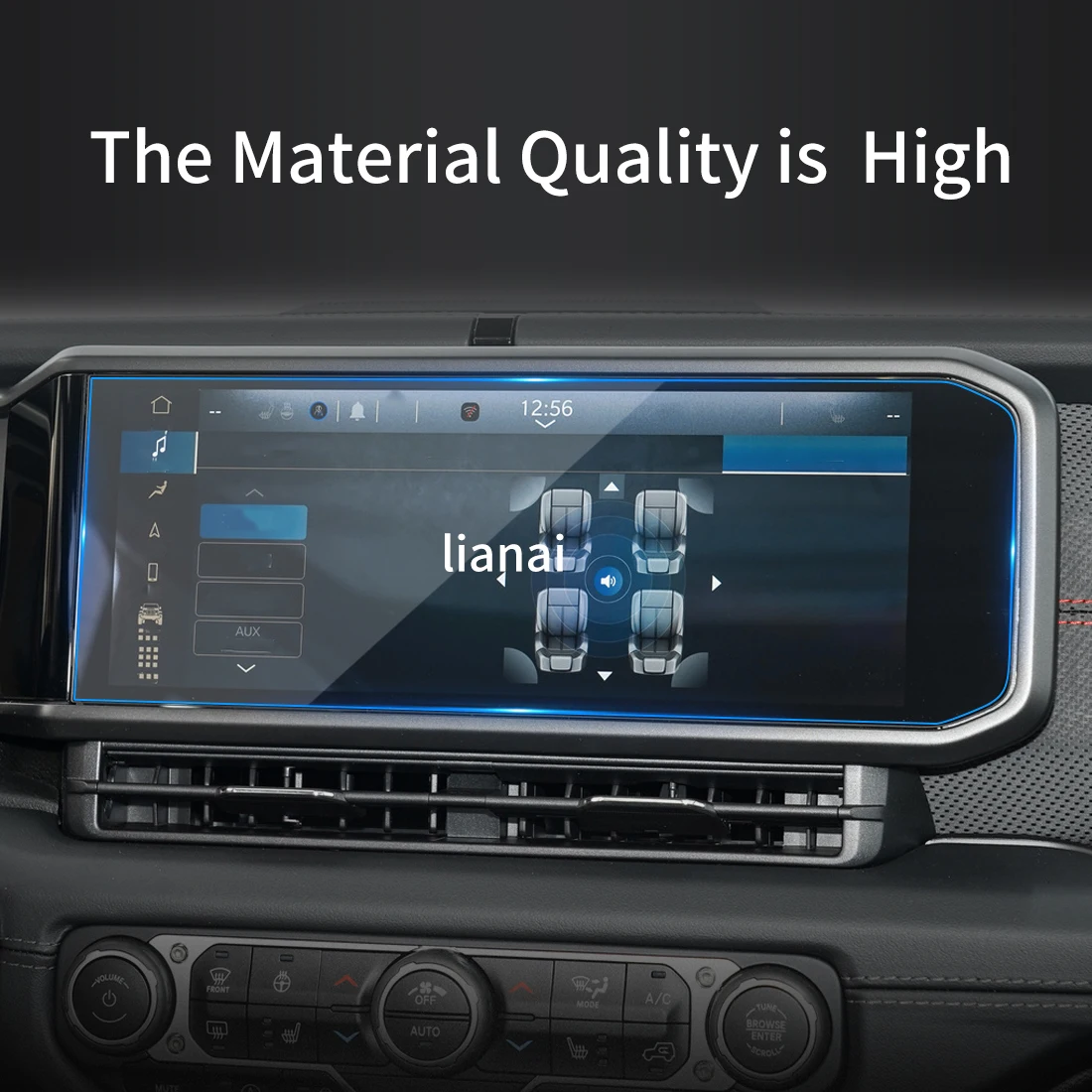 For JEEP Wrangler 2024 Screen Protector Tempered Glass Protective Film Carplay Panel Media Video Car Auto Interior Accessories