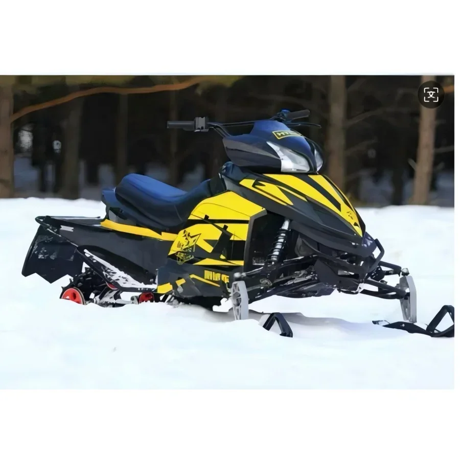 China Cheap 200cc Snow Scooter Snowmobile Snow Racer Bike high quality cheap price ATV with snow trackcustom