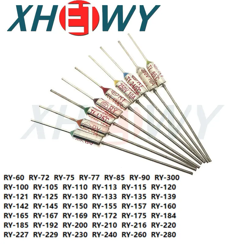 Electric rice cooker TF temperature fuse thermal protection 10A 250V RY-142 155 169 172 185 192 216 240 300 degree RY-90 RY-145