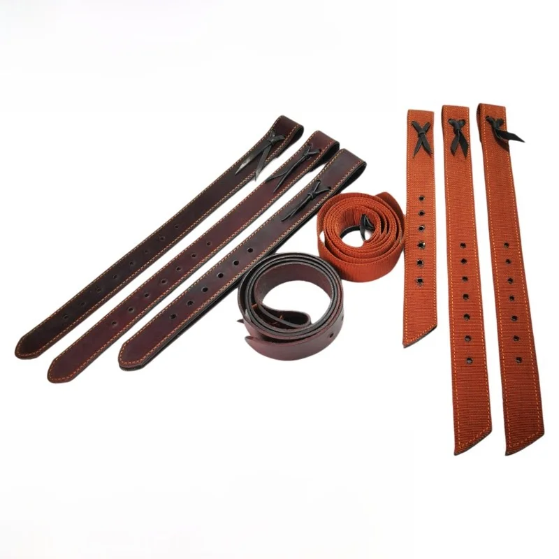western-saddle-genuine-leather-belly-strap-treeless-tanned-leather-front-and-back-belly-strap-knot-riding-equipment-accessori