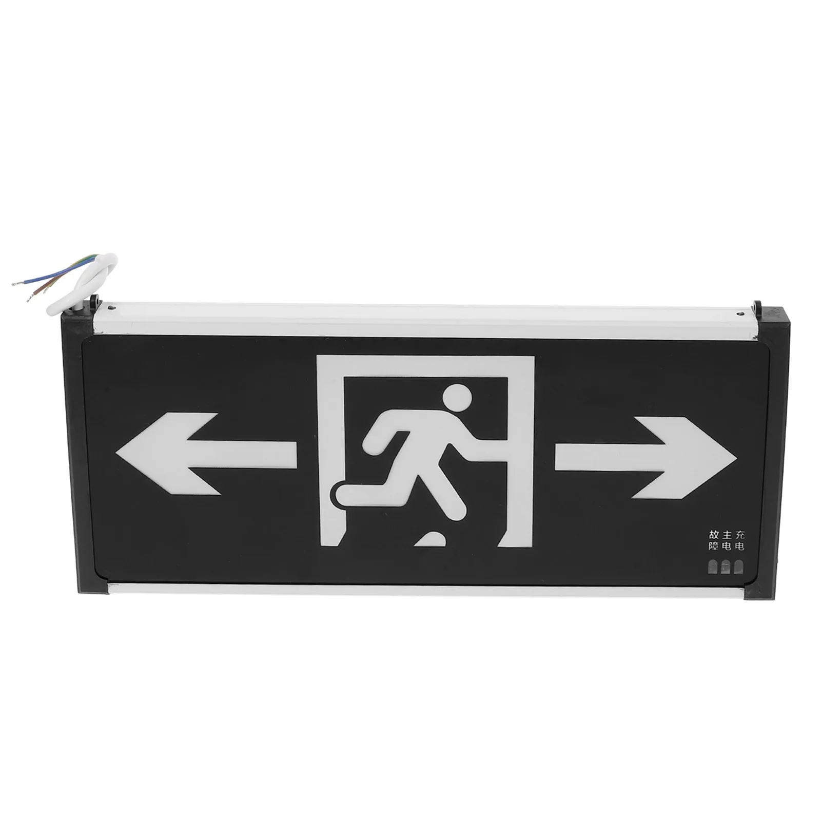 Hanging Fire Exit Indicator LED Emergency Light High Visibility Dual Sided Wiring Easy Installation for Offices Hotels Public