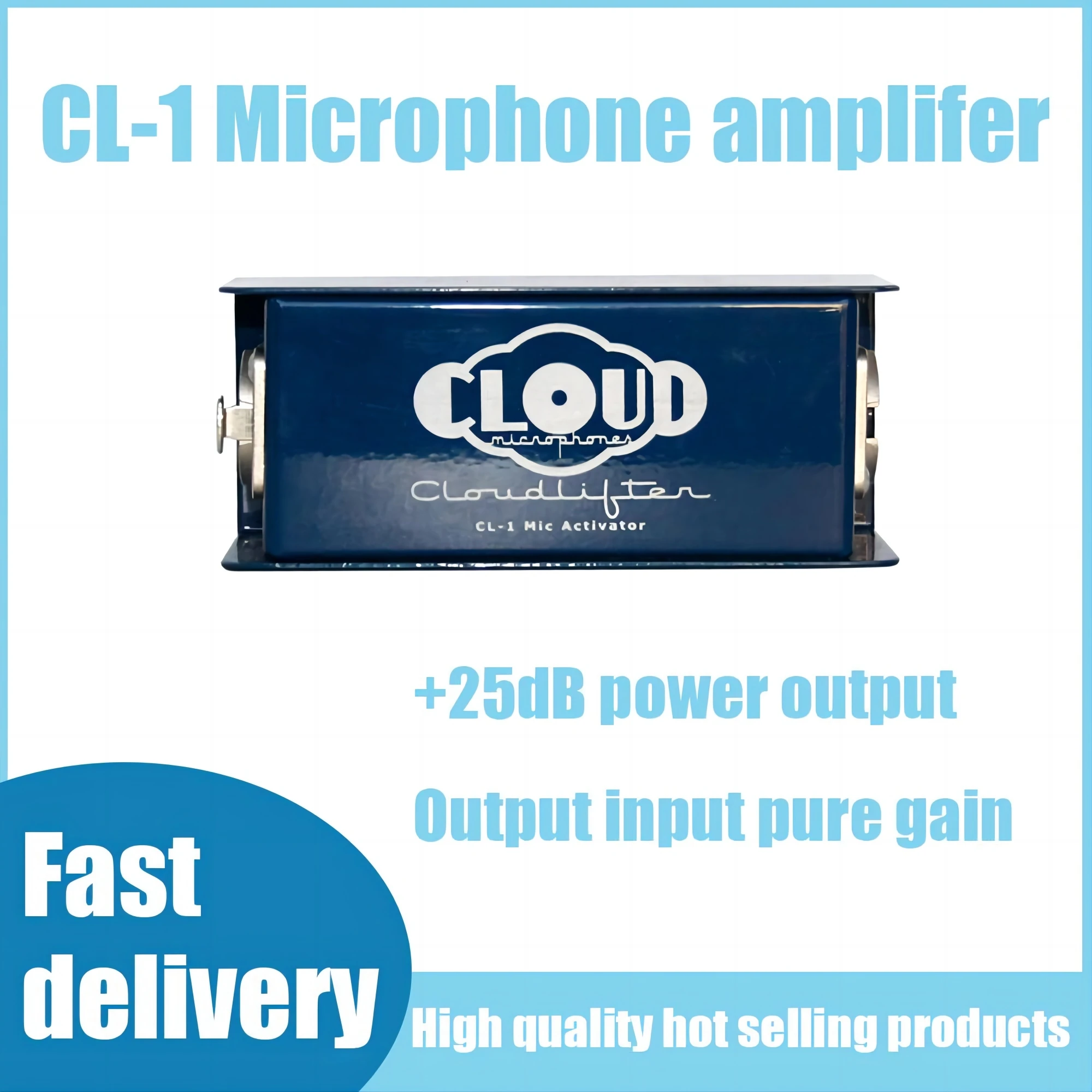 

For Cloud Microphones Cloudlifter CL-1 Mic Activator - Ultra-Clean Microphone Preamp Gain,CL-1