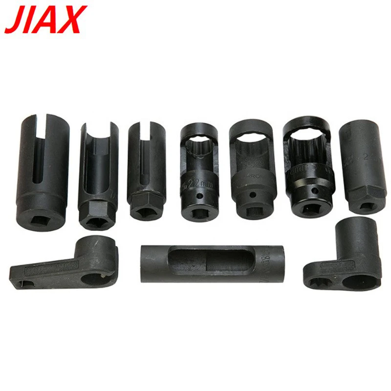 10pcs Oxygen sensor socket kit/O2 sensor quick removal of wrench/High quality CRV sensor installation and removal tool