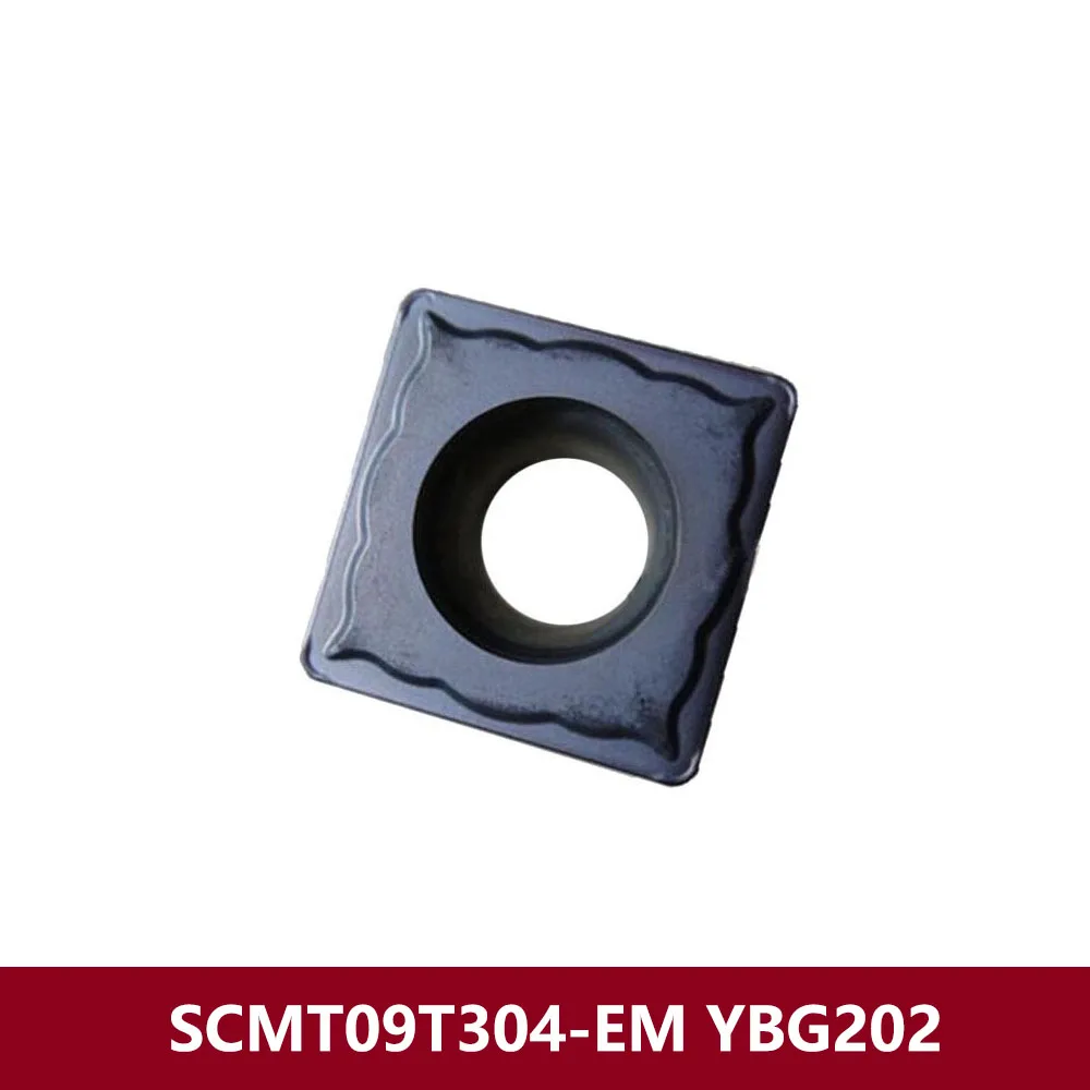 

SCMT09T304-EM YBG202 Original Carbide Inserts SCMT09T304 SCMT 09T304 EM CNC Lathe Cutter SCMT09T3 SCMT3(2.5)1-EM Machine Turning