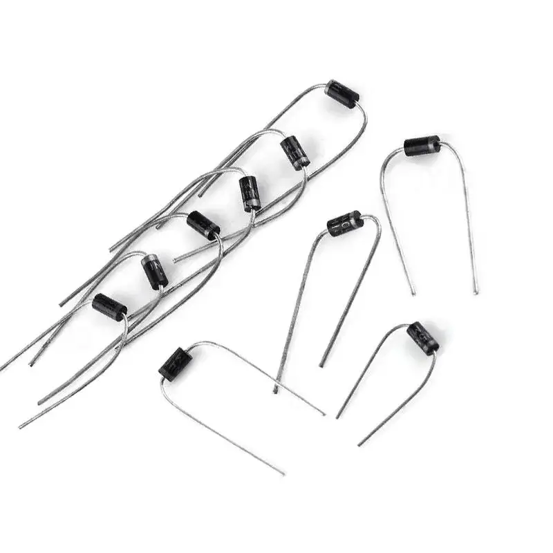 100Pcs 10 Values Rectifier Diode Assorted Kit 1N4001 1N4002 1N4003 1N4004 1N4005 1N4006 1N4007 1N5817 1N5818 1N5819 with Box