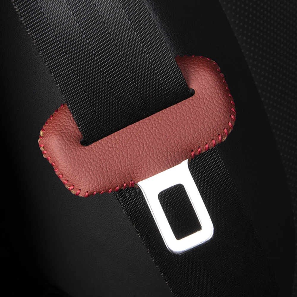 

5PCS For Great Wall WEY TANK 300 Seat Belt Protection Leather Cover Collision Proof Shell Off-road Version Interior Accessories