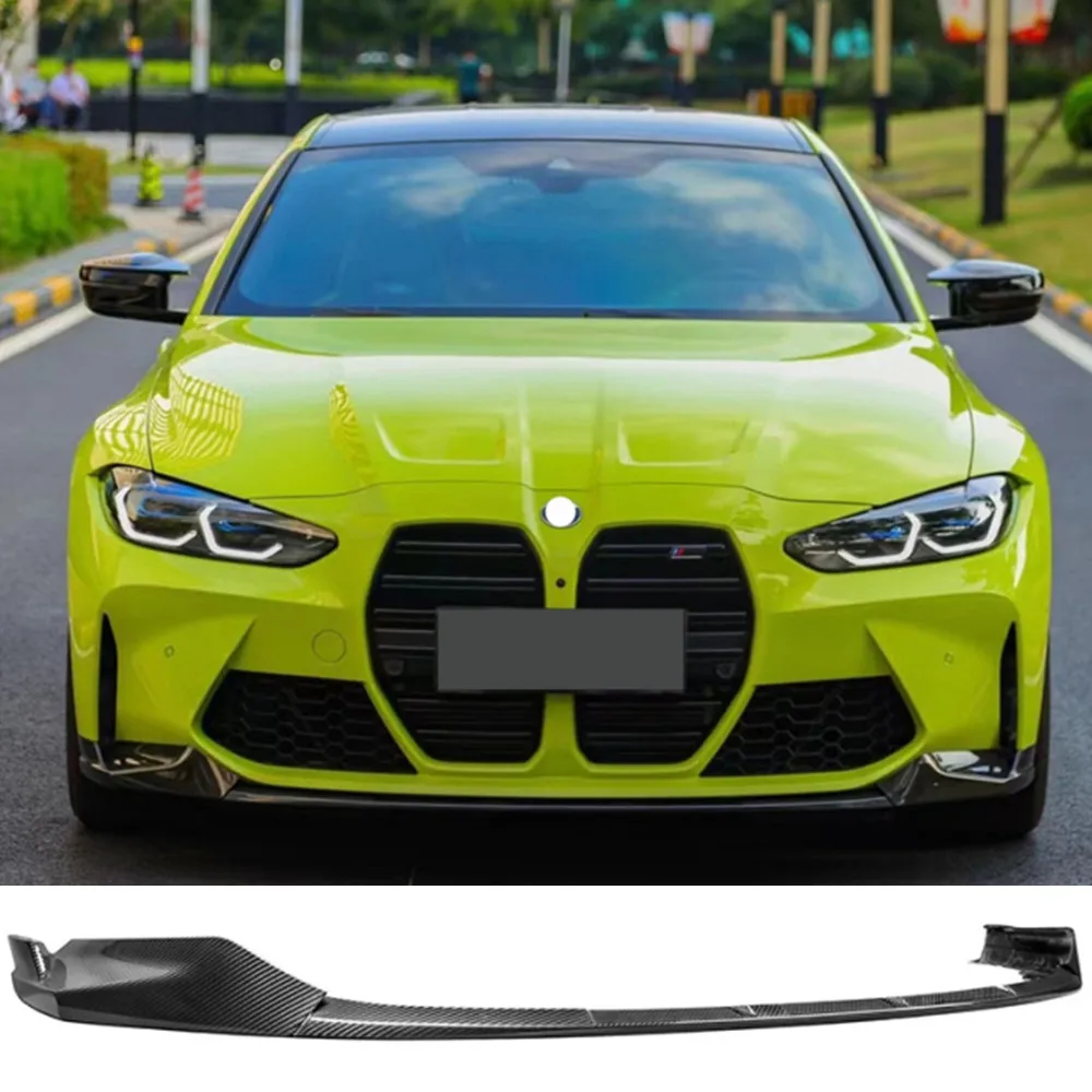 

MP Style Dry Carbon Front Bumper Lip Chin Spoiler Front Splitter for BMW G80 M3 G82 G83 M4 2020+