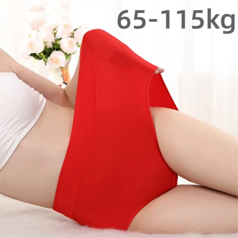 

2pcs women Plus Size Panties high quality cotton modal Underwear High Waist Breathable big size underwear for women 65-150kg