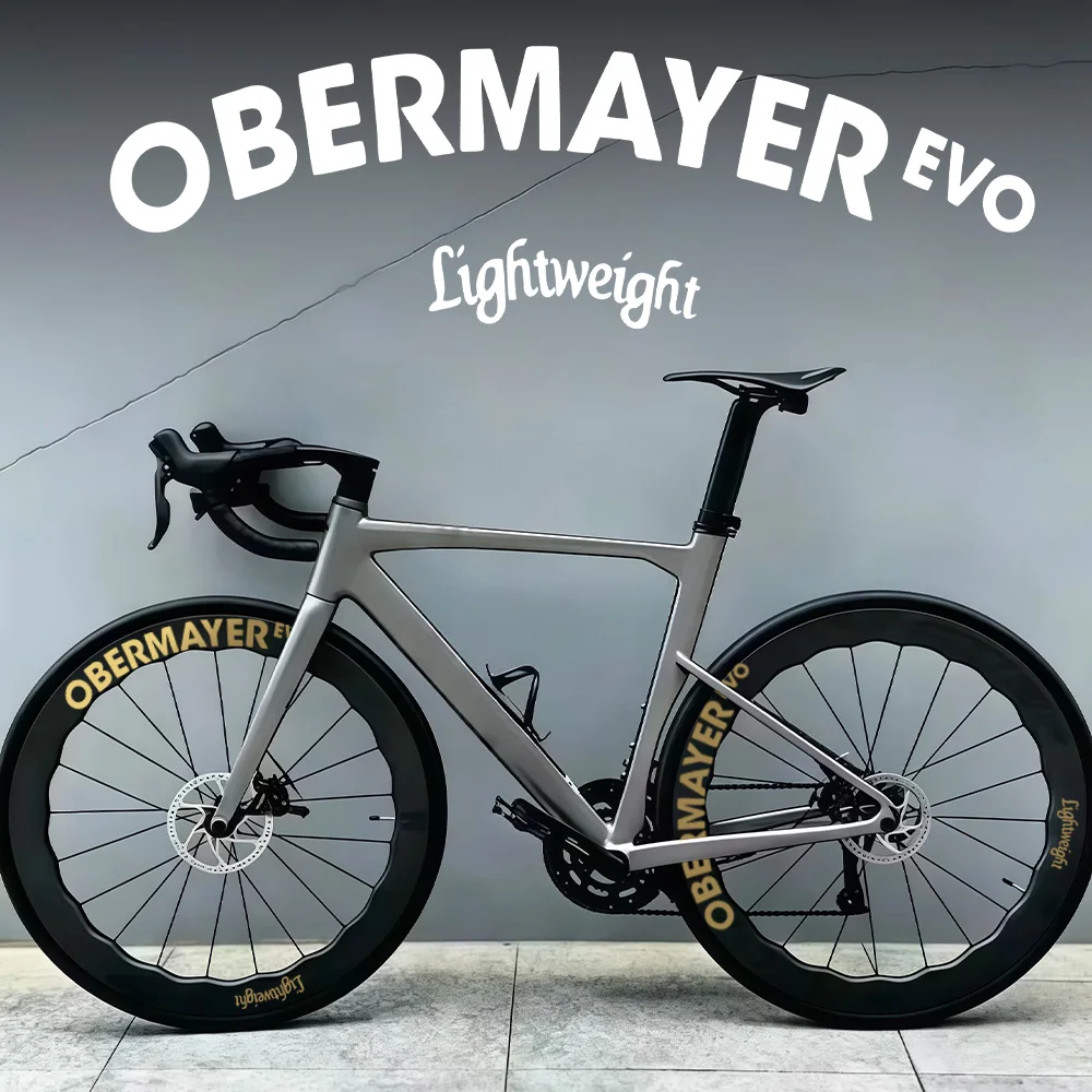 Image of 1 Set Obermayer EVO Rennrad-Felgenaufkleber, wasserdichte Vinyl-Aufkleber für Carbonräder, Fahrradfelgen-Dekoraufkleber