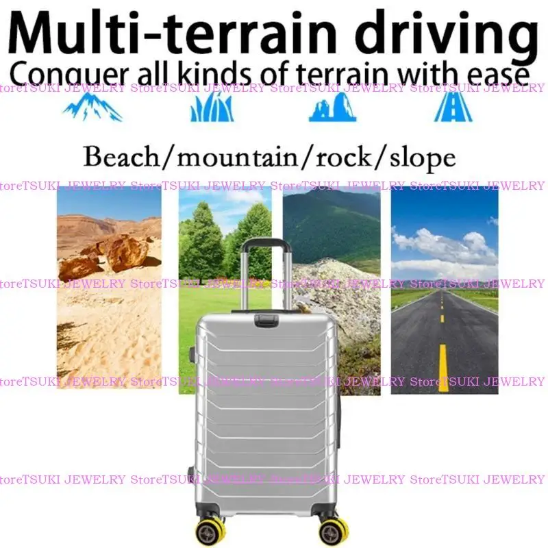 

62KE 4pcs/8pcs Suitcase Wheel Protector Cover Adjustable Travel Luggage Spinner Covers for Most Caster Luggage Accessories