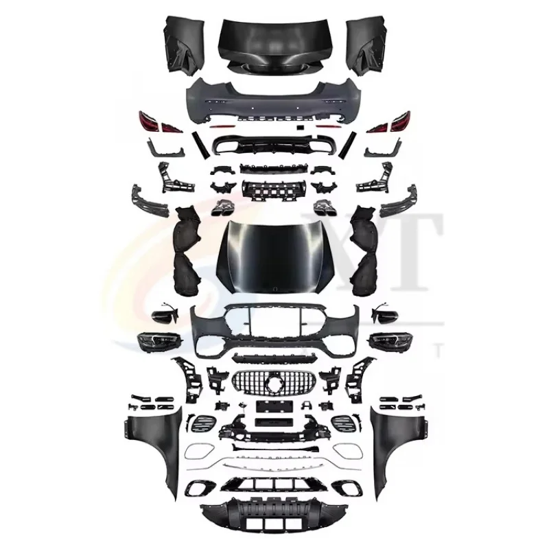 

Upgrade Modification KitXT Upgrade Bodykit For S Class W221 Car Body Kit 2006-2013 To W223 S63 Front Bumper Grille