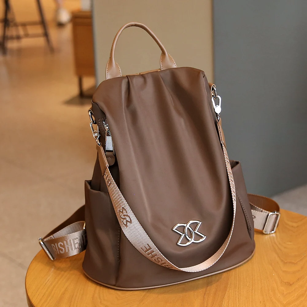 حقيبة ظهر نسائية 2024 جديدة خفيفة الوزن مقاومة للماء بسعة كبيرة متعددة الوظائف كاجوال أسهل لمباراة حقيبة سفر حقيبة ظهر مدرسية #6