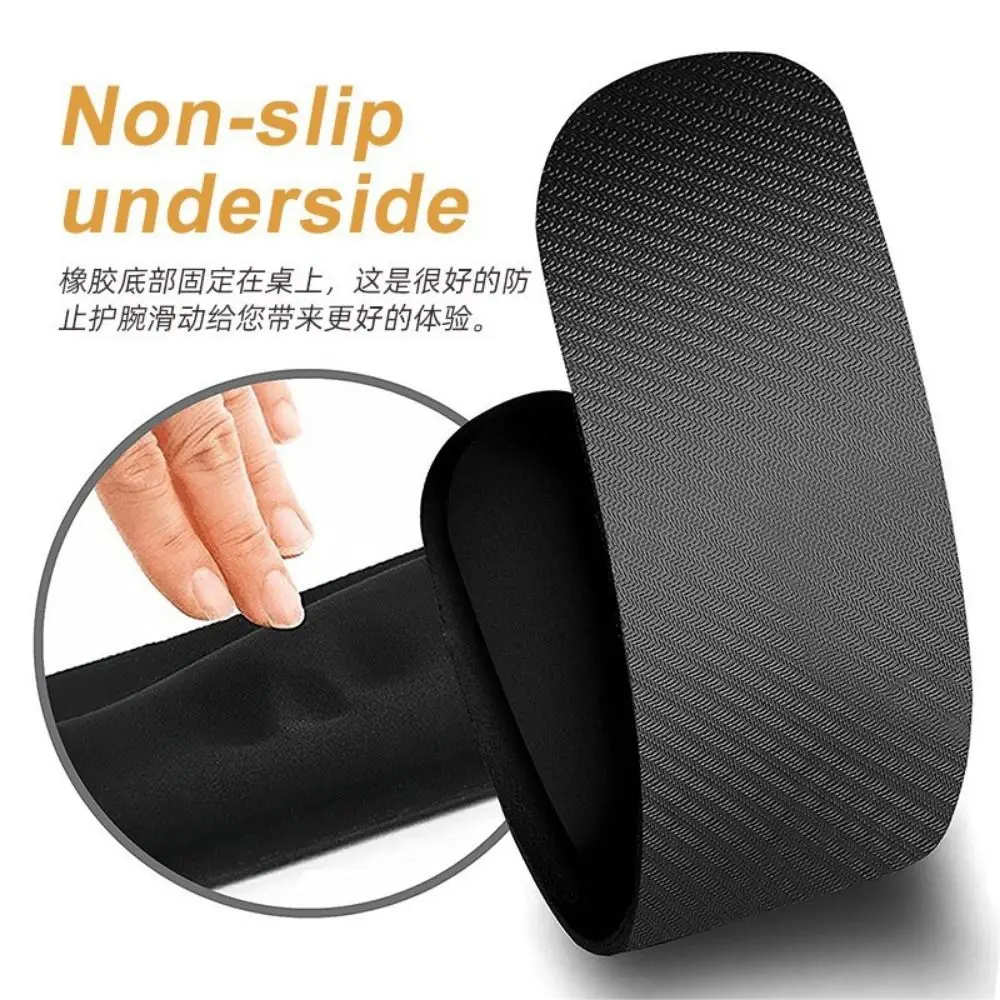 

2Pcs/Set Slow Rebound Ergonomic Keyboard Wrist Rest Comfortable Non-Slip Wrist Mat Wrist Protection Soft Mouse Pad Set