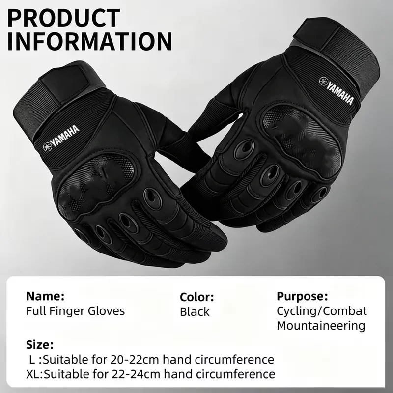 For Yamaha R1 R3 R25 Mt-09 Mt07 Fazer Fz6 frame strip Motorcycle Gloves Safety Defense Touch-screen Outdoor Driving