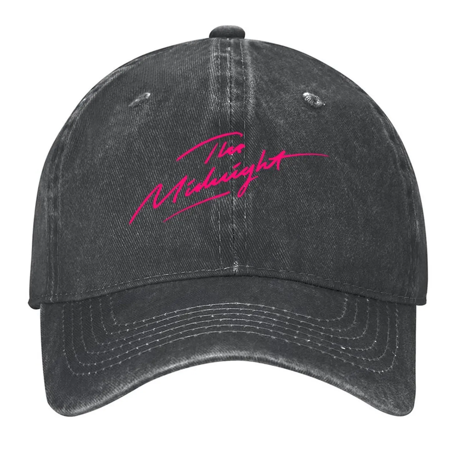 

The Midnight Flat Pink Logo Baseball Cap Ball Cap Sports Cap custom caps fun hats Women Caps Men's