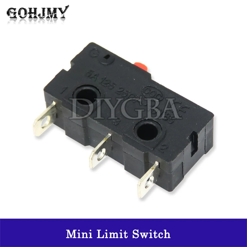 10PCS Micro Switch 3Pin NO/NC Mini Limit Switch 5A 250VAC KW11-3Z Roller Arc lever Snap Action Push Micro switches