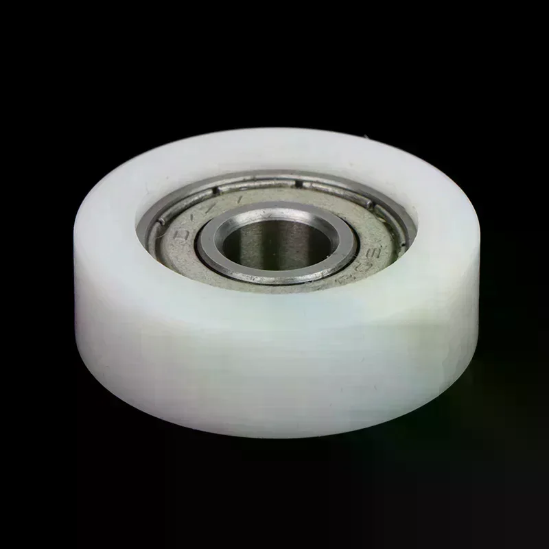 1PC 8*30*10mm Injection Molded Nylon Coated Bearing Wheel Bearing 608 Roller Wheel Track Rail Pulley Door Window Track Pulley