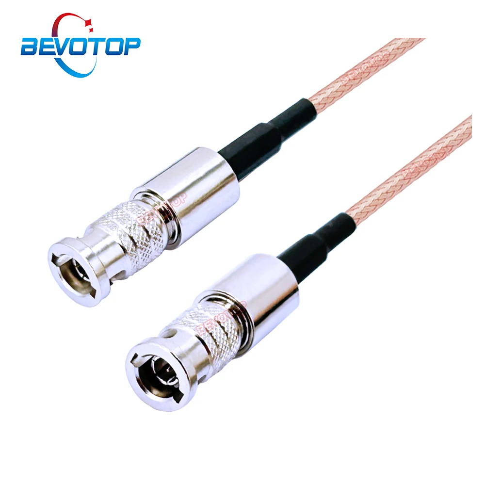 BEVOTOP New HD BNC RG179 Cable 75 Ohm Micro BNC Male to Micro BNC Male Plug Mini BNC Connector Cable Adapter for HD Video Camera