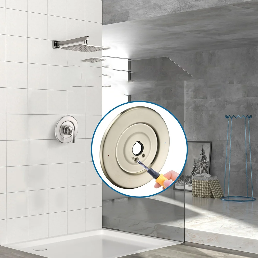 A93E-Replacement Escutcheon Pate For One-Handle Tub And Shower Faucet- For Moen 16090 Chateau Collection